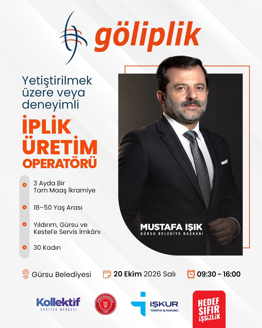 Gürsu Belediye Başkanı Mustafa Işık